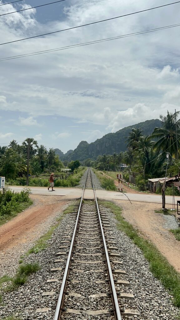 the Phnom Penh-Kep railway line