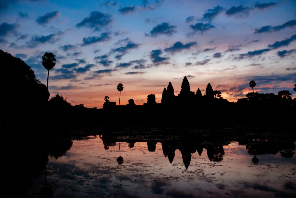 Angkor Wat at Sunset by Ji Ying